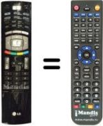 Telecomando equivalente LG WHV12457
