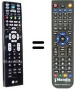 Telecomando equivalente LG WHV12456
