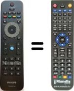 Telecomando equivalente Philips WHV12509