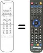 Telecomando equivalente Toshiba WHV14669