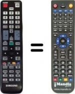 Telecomando equivalente Samsung SEC15984