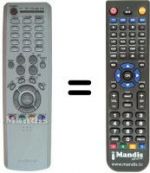 Telecomando equivalente Samsung SEC8535