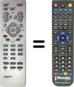 Telecomando equivalente Thomson WHV3437