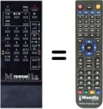 Telecomando equivalente Toshiba SEC2270