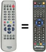 Telecomando equivalente Toshiba SEC15909