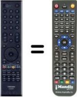 Telecomando equivalente Toshiba WHV15780