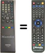 Telecomando equivalente Toshiba SEC14266