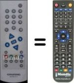 Telecomando equivalente Grundig WHV3128