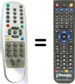 Telecomando equivalente LG HVS54284