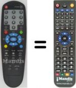 Telecomando equivalente HVS53598