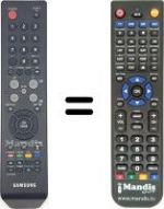 Telecomando equivalente Samsung HVS54876