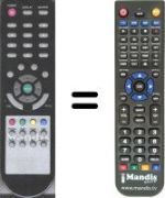 Telecomando equivalente HVS54764