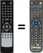 Telecomando equivalente HVS54930