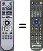Telecomando equivalente HVS54837
