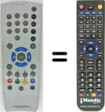 Telecomando equivalente Grundig HVS53318