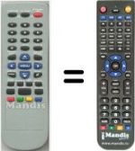 Telecomando equivalente HVS54965