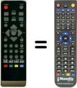 Telecomando equivalente HVS53462