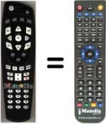 Telecomando equivalente HVS53477
