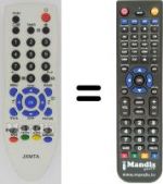 Telecomando equivalente Sanyo HVS54267