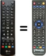 Telecomando equivalente LG HVS57434