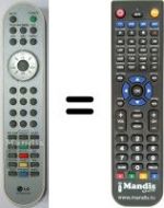 Telecomando equivalente LG HVS54285