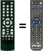 Telecomando equivalente HVS53235