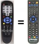 Telecomando equivalente HVS53393