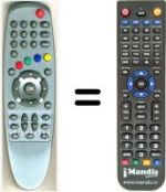 Telecomando equivalente HVS53475