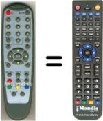 Telecomando equivalente HVS53333