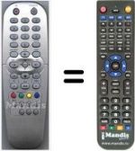 Telecomando equivalente HVS54079