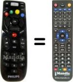 Telecomando equivalente Philips HVS57261