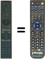Telecomando equivalente Philips HVS59560