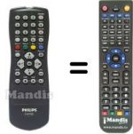 Telecomando equivalente Philips HVS54060