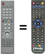 Telecomando equivalente Samsung HVS54911
