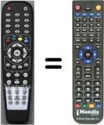 Telecomando equivalente HVS54927