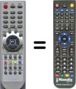 Telecomando equivalente HVS54917