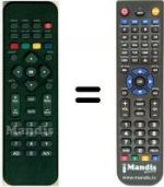 Telecomando equivalente HVS53464