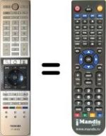 Telecomando equivalente Toshiba HVS57321
