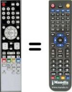 Telecomando equivalente HVS57541