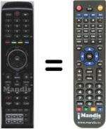 Telecomando equivalente HVS57650