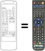 Telecomando equivalente 076100R001