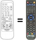 Telecomando equivalente Sinudyne SV 9088