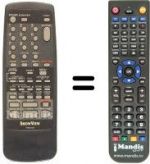 Telecomando equivalente Sinudyne SV 9089