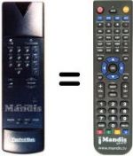 Telecomando equivalente 100 TS 009