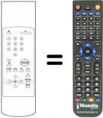 Telecomando equivalente 100 TS 026