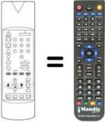 Telecomando equivalente 100 TS 034