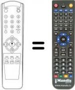 Telecomando equivalente 105-209A