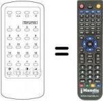 Telecomando equivalente 1204.25-80.00