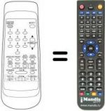 Telecomando equivalente Funai 13A-129 VPS