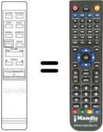 Telecomando equivalente Amstrad TVR 2